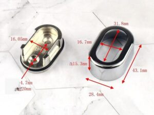 oval support chrome drg