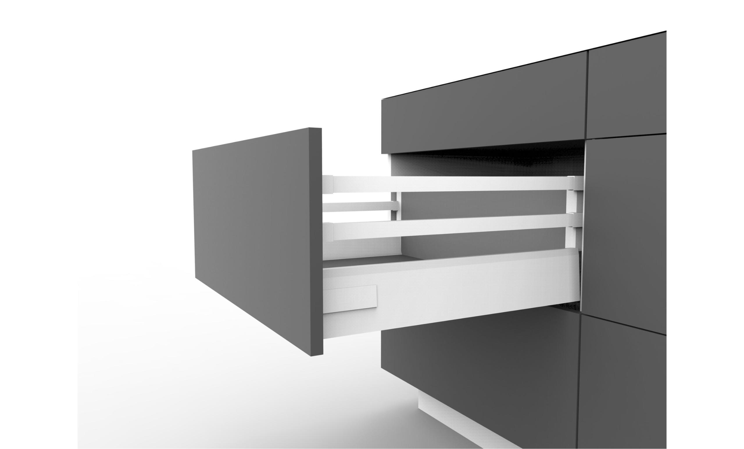 Cemux A-Box 199mm High Double Wall Drawer System