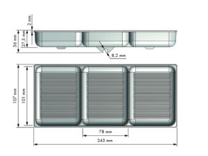chic 42100307 trouser basket drg