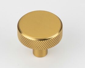 CONTOUR KNOB -BRUSHED BRASS