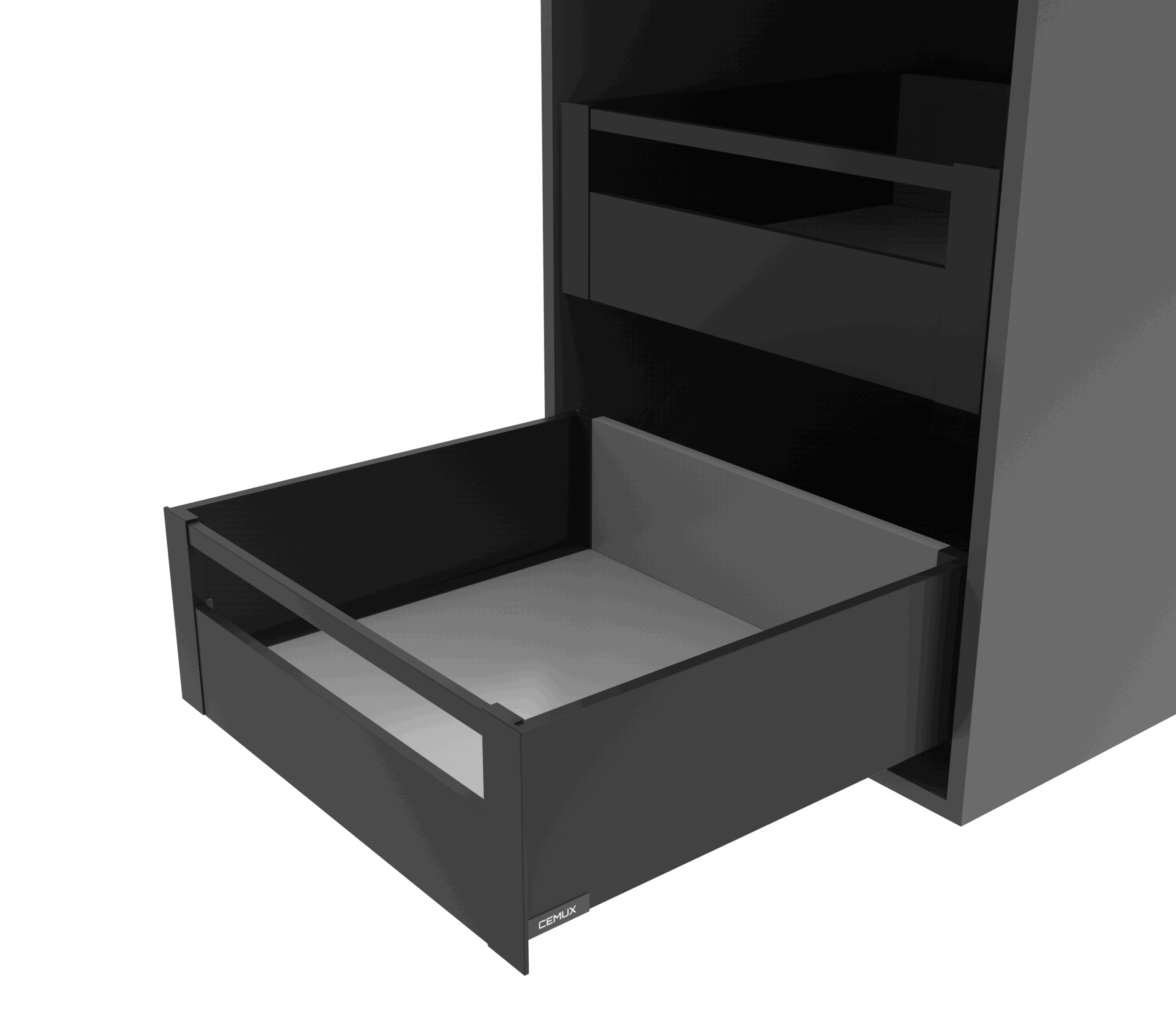 CEMUX H-BOX INNER DRAWER ACCESSORIES- BLACK