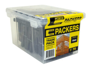WINDOW PACKER BLACK - 10MM X 75MM (Qty: 70pcs)